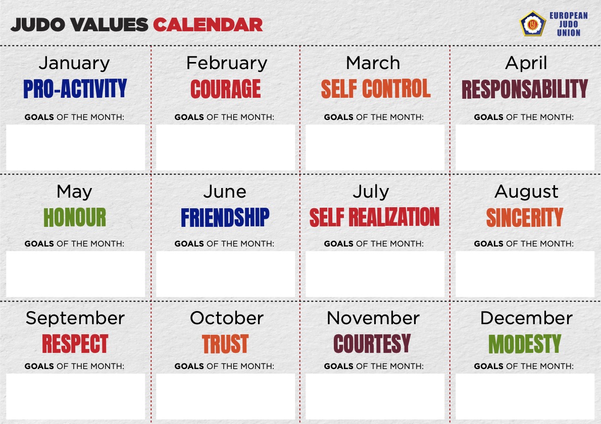 European Week of Judo Values